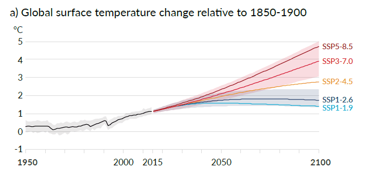Future climate scenario modelling by the IPCC
