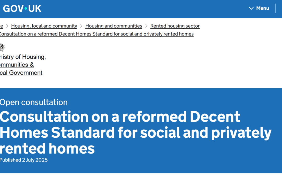 The Decent Homes Standard is getting an environmental upgrade